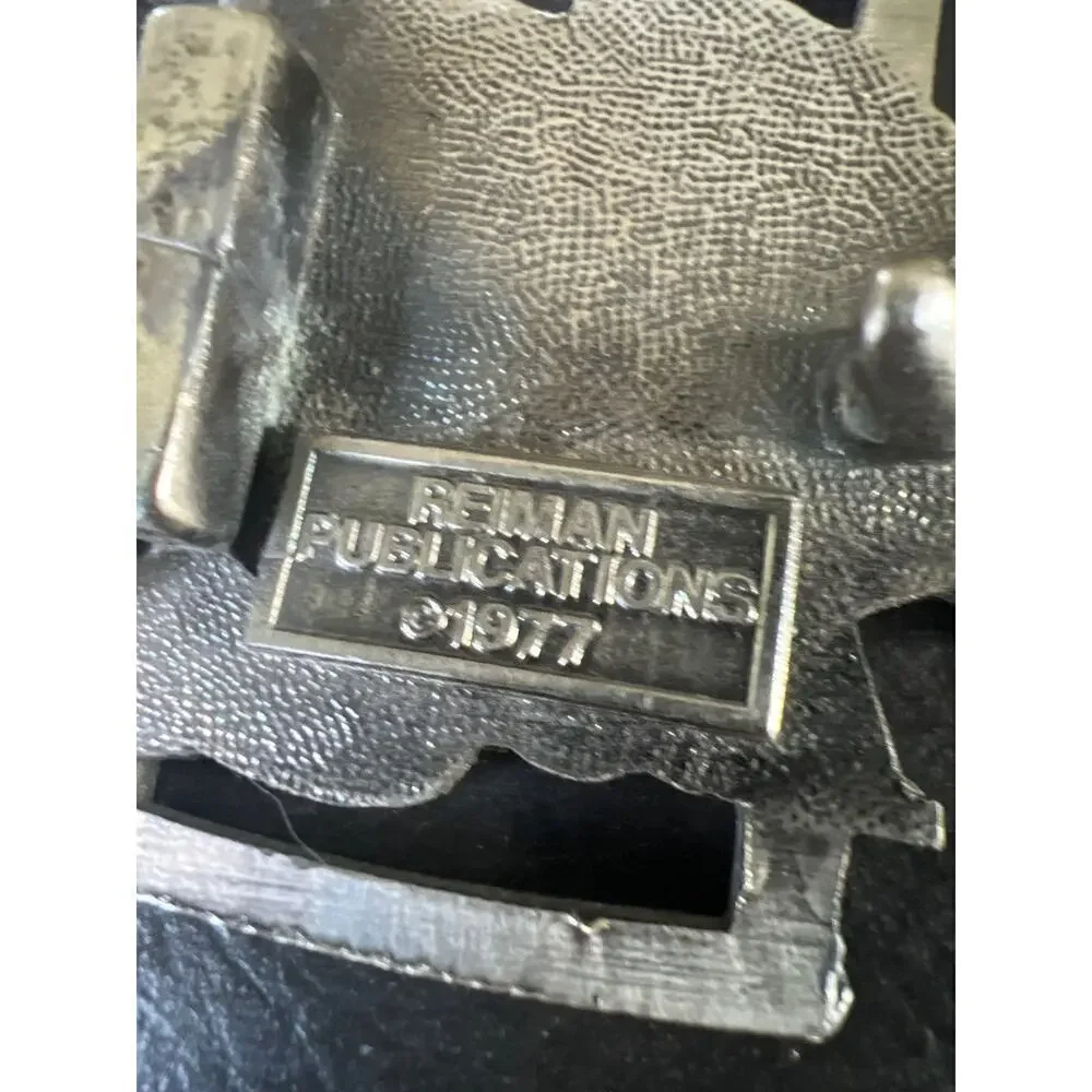 Reman Publications AG is My Bag belt silver buckle OS